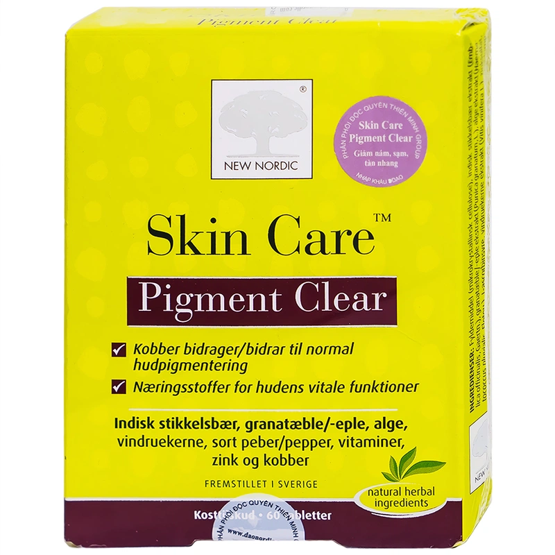 Viên uống giảm thâm nám New Nordic Skin Care Pigment Clear 60 viên 1