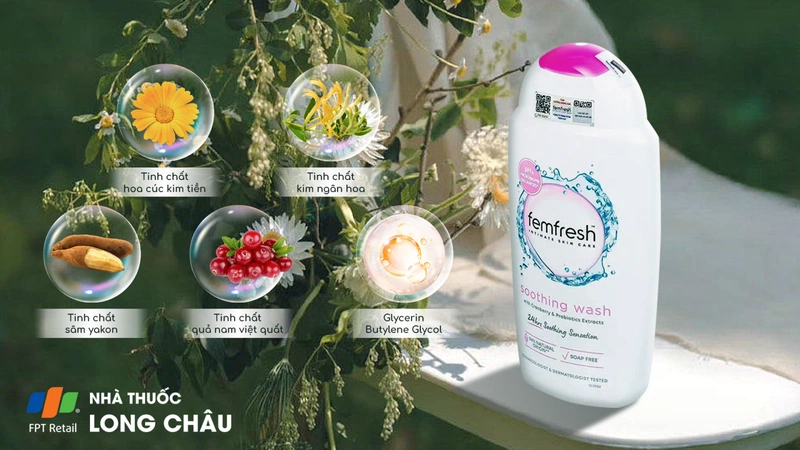 Dung dịch vệ sinh phụ nữ Femfresh Soothing Wash 2
