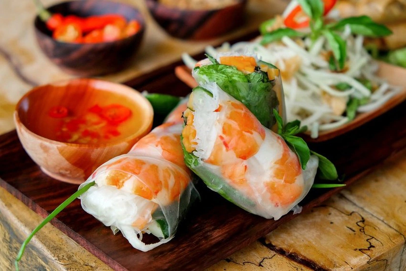 Gỏi cuốn bao nhiêu calo 4