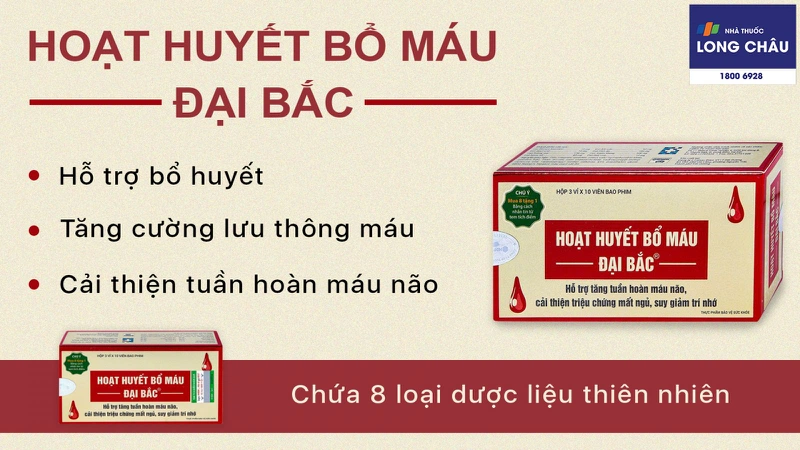 Viên uống Hoạt Huyết Bổ Máu Đại Bắc 3x10 2