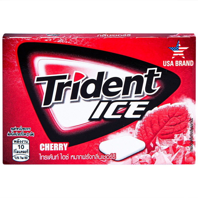 Kẹo Gum Trident Ice Vị Cherry