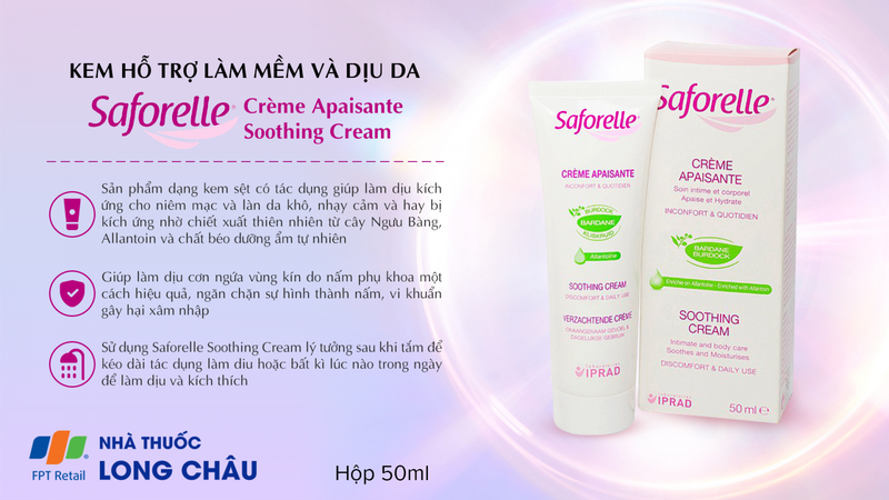 Saforelle Crème Apaisante Soothing Cream 1