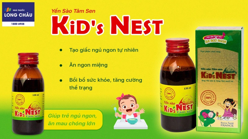 Siro Yến sào Kid's Nest Tâm Sen 125ml 2