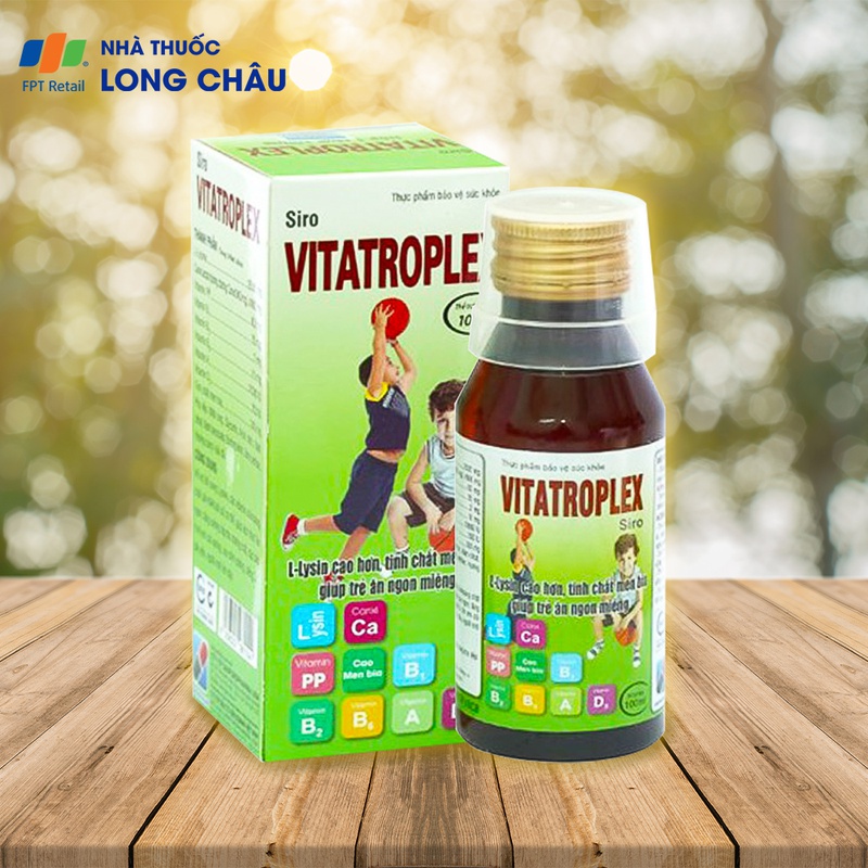 Siro Giúp Trẻ Ăn Ngon, Tăng Chiều Cao Vitatroplex Sanford 100Ml 1