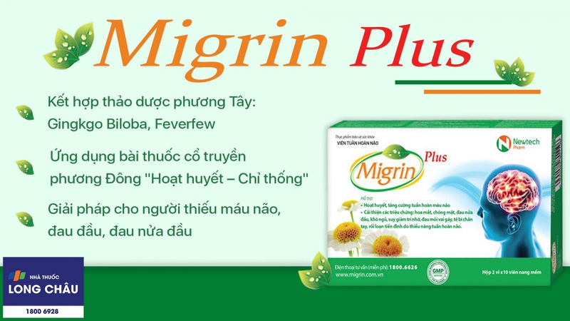 Migrin Plus có sự kết hợp các thảo dược Phương Tây