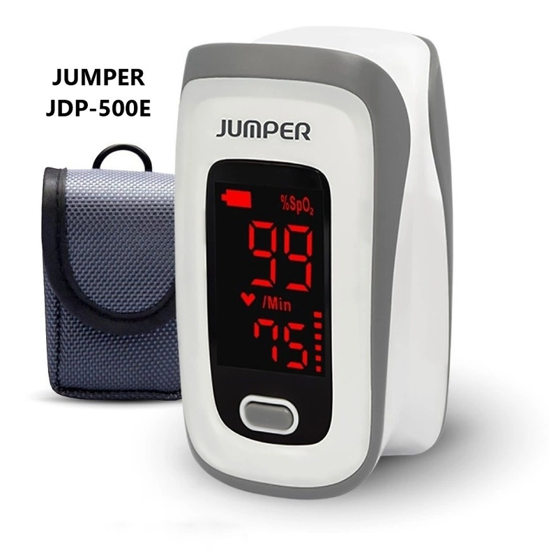 Theo dõi độ bão hoà oxy trong máu bằng máy đo nồng độ oxy trong máu Jumper JPD 500E OLED