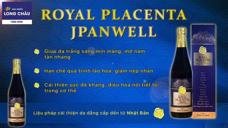 Nước uống làm đẹp Royal Placenta Jpanwell 720Ml 2
