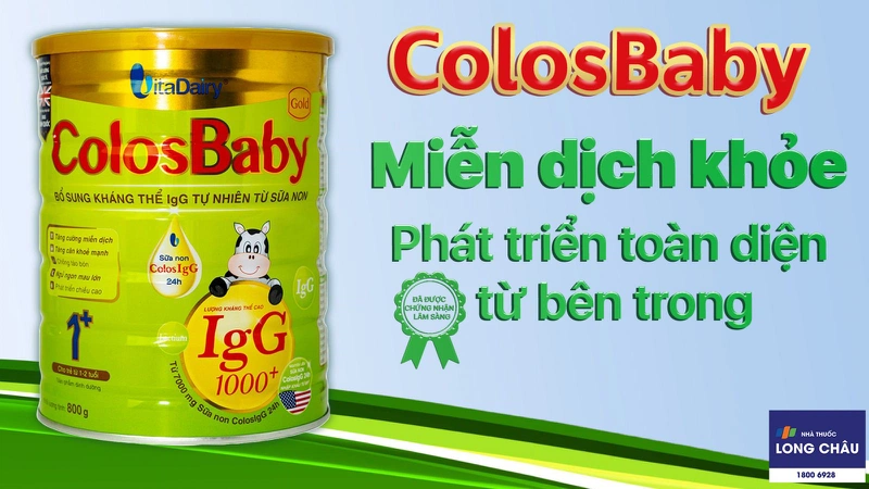 Sữa VitaDairy ColosBaby Gold 1+ 2