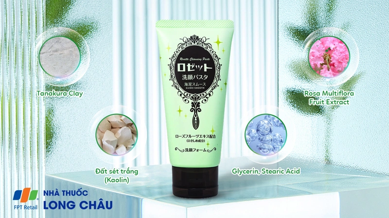 Rosette Face Wash Pasta Sea Clay Smooth 1