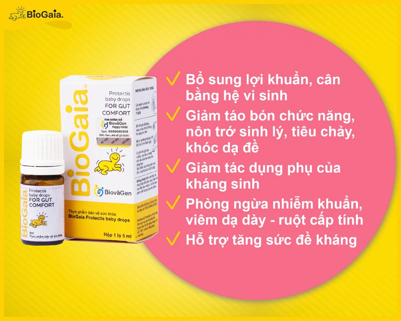 Tham khảo cách dùng Biogaia cho trẻ sơ sinh an toàn và hiệu quả 2