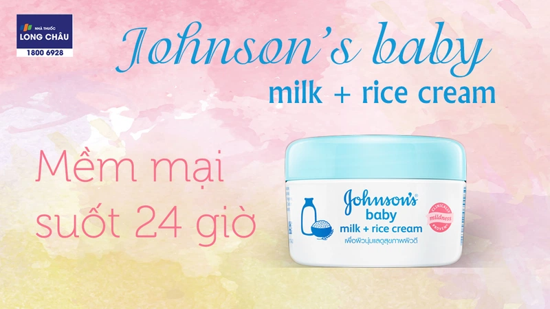 Kem Dưỡng Da Sữa Gạo Johnson's Baby
