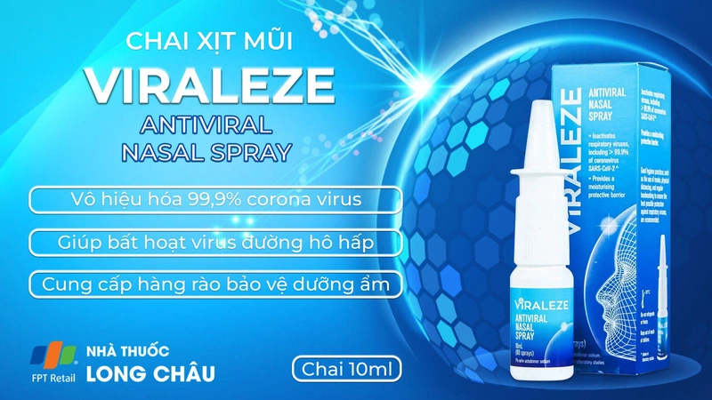 Xịt Mũi Kháng Virus Viraleze 10ml chính hãng giá rẻ