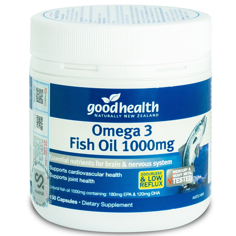 ​​​​​​​Viên Dầu cá Omega 3 Fish Oil 1000Mg Goodhealth 150 viên 1