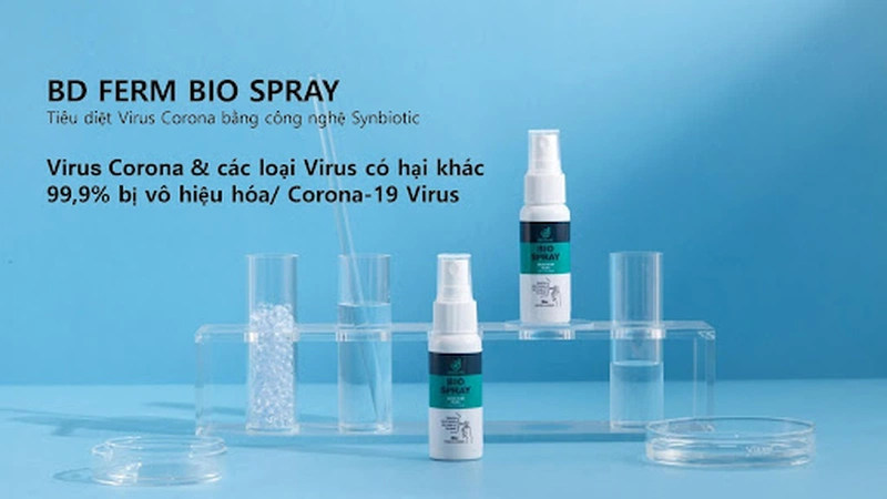 Xịt Họng Sinh Học Bd Ferm Bio Spray 30ml có lợi trong việc điều trị covid 19