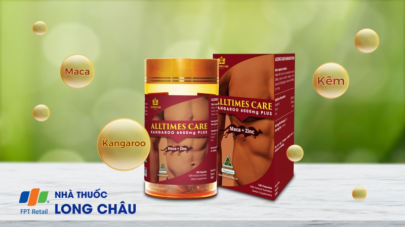 Viên uống tăng cường sinh lực nam Alltimes Care Kangaroo 6000Mg Plus 30 viên 1