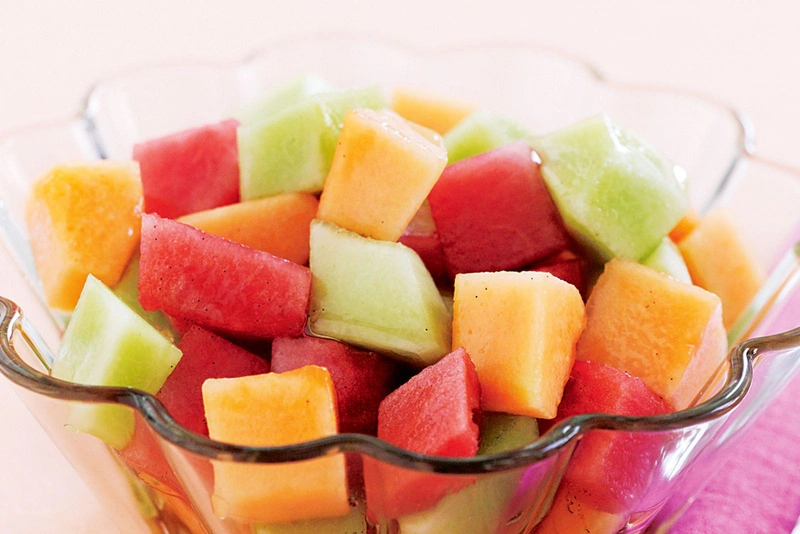 Món salad dưa lưới tráng miệng hấp dẫn