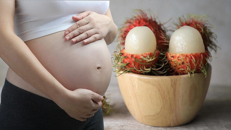 Bà bầu ăn chôm chôm được không? Một số lưu ý mẹ bầu cần biết 1