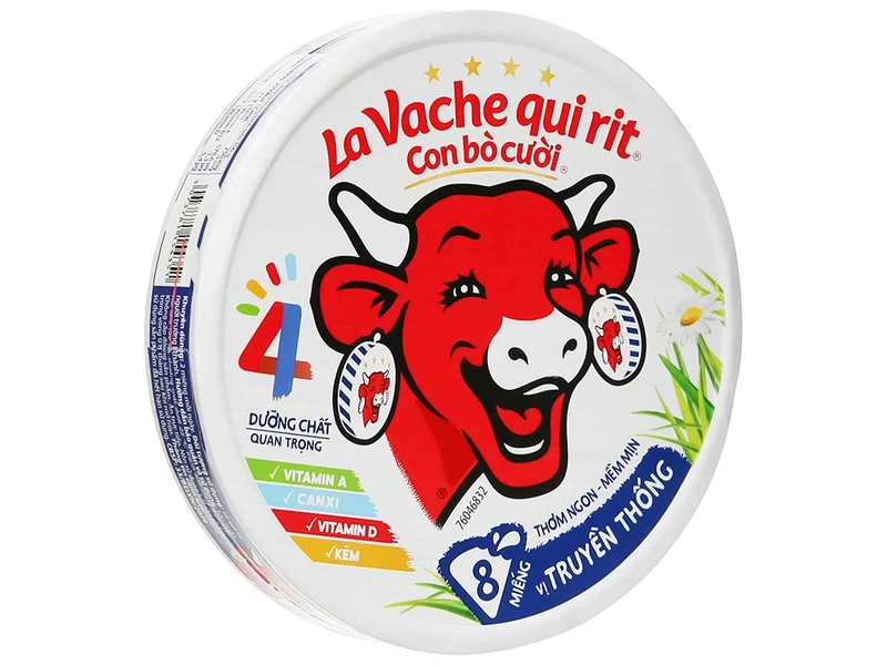 bà bầu ăn phô mai con bò cười 1