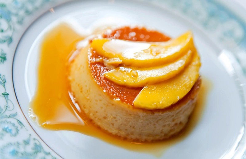 3. Các bước làm bánh flan xoài cho bé