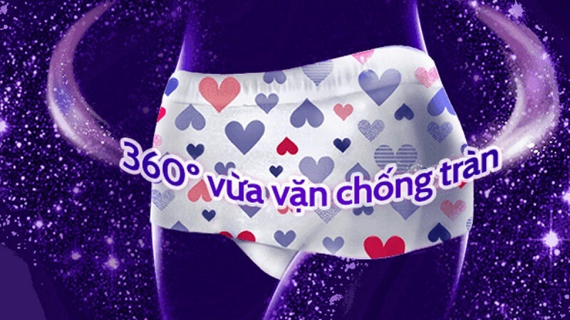 Review băng vệ sinh dạng quần thương hiệu Diana và Kotex2