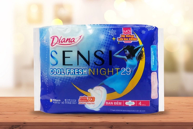Băng vệ sinh Diana Sensi Cool Fresh Night 