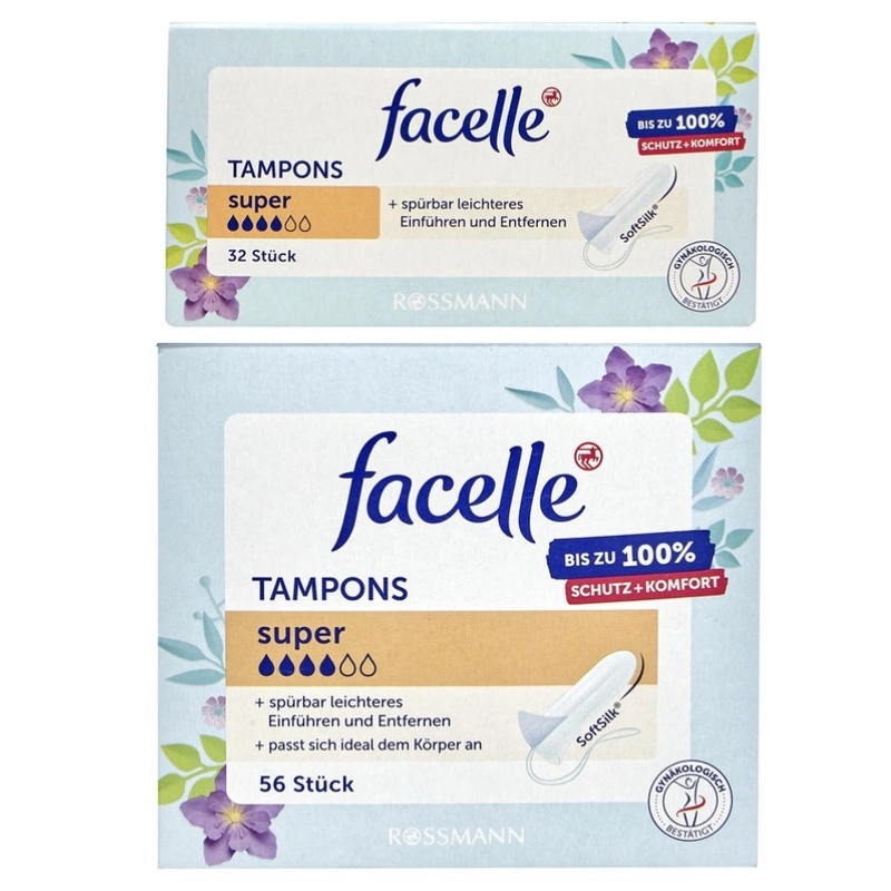 Băng vệ sinh tampon loại nào tốt: Tampon Facelle Super 4 giọt