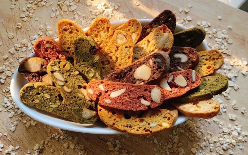 Bánh biscotti đầy ngũ cốc, giàu vitamin và khoáng chất