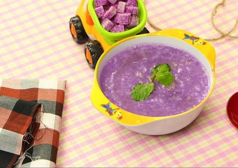Cách nấu cháo bề bề cho  bé ăn dặm 2