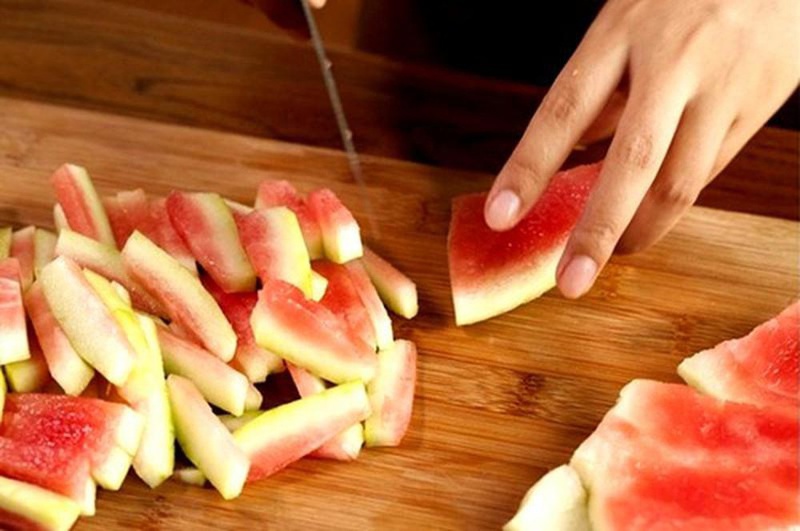 Bất ngờ những lợi ích từ vỏ dưa hấu 1