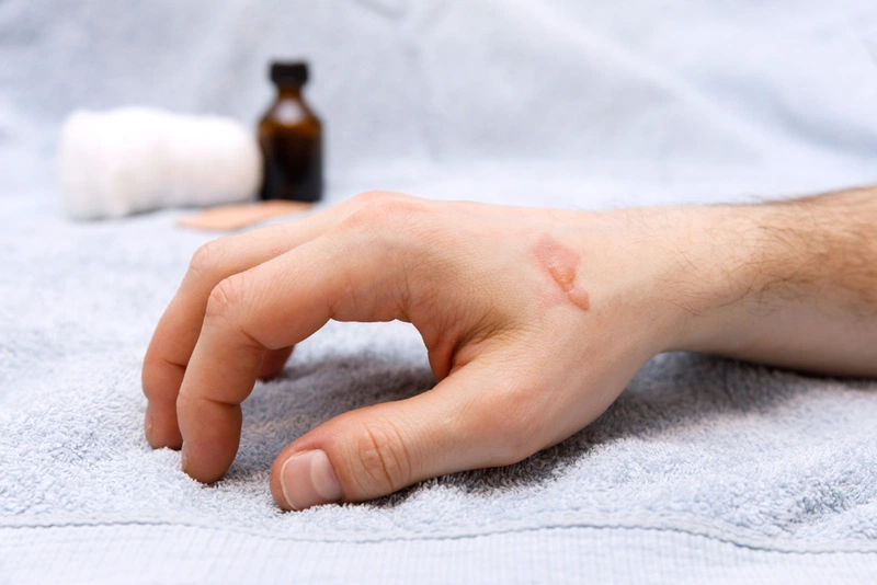 Kem đánh răng có tính kiềm giúp làm dịu các vết bỏng do axit