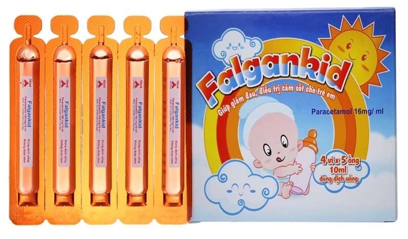 Thuốc hạ sốt cho trẻ sơ sinh Falgankid