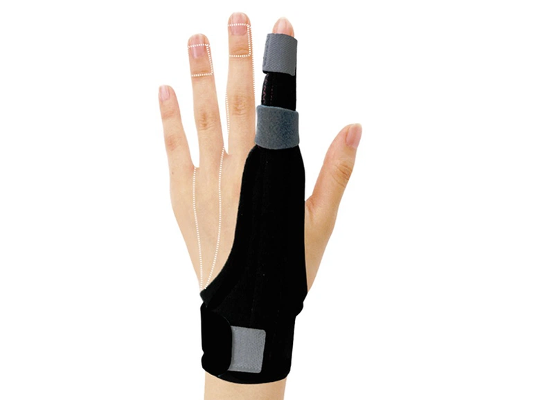 Nẹp ngón tay trỏ để tránh tổn thương nghiêm trọng hơn và giúp giảm sưng, viêm