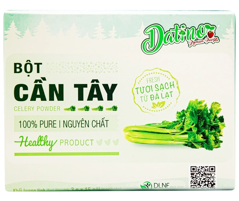 Bột cần tây nguyên chất Datino giúp giảm cholesterol xấu trong cơ thể