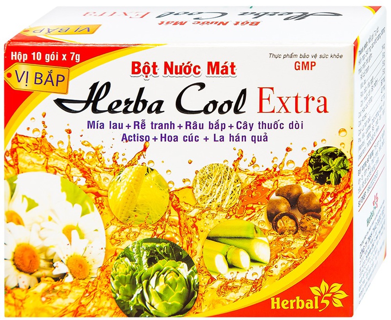 Bột Nước Mát Herba Cool Extra Vị Bắp