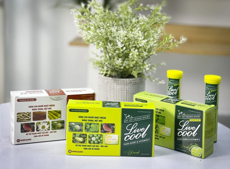 Tìm hiểu về bột sủi thanh nhiệt Livecool hương dưa gang 10 góix7g 3
