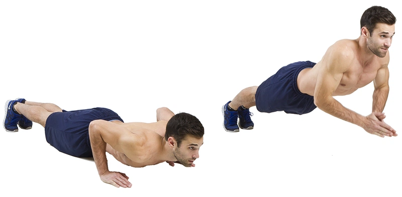 Động tác plank vỗ tay