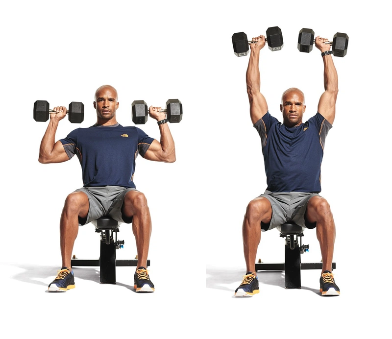 Các bài tập vai với tạ đơn hiệu quả cho Gymer1