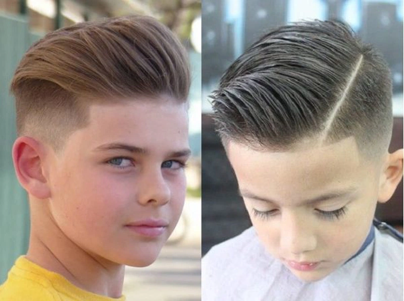 15 kiểu tóc cực ngầudành cho các bé trai vào mùa hè 2019