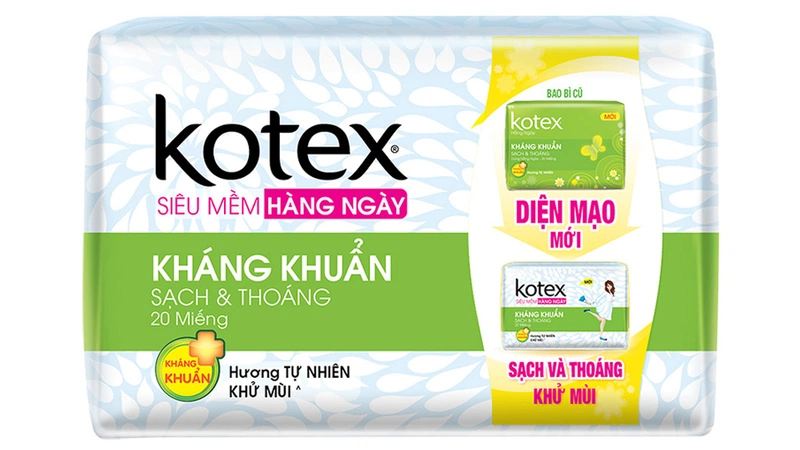 Các loại băng vệ sinh của kotex: Kotex Kháng Khuẩn