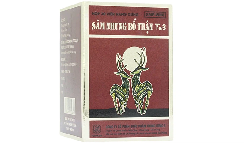 Viên uống Sâm Nhung Bổ Thận TW3