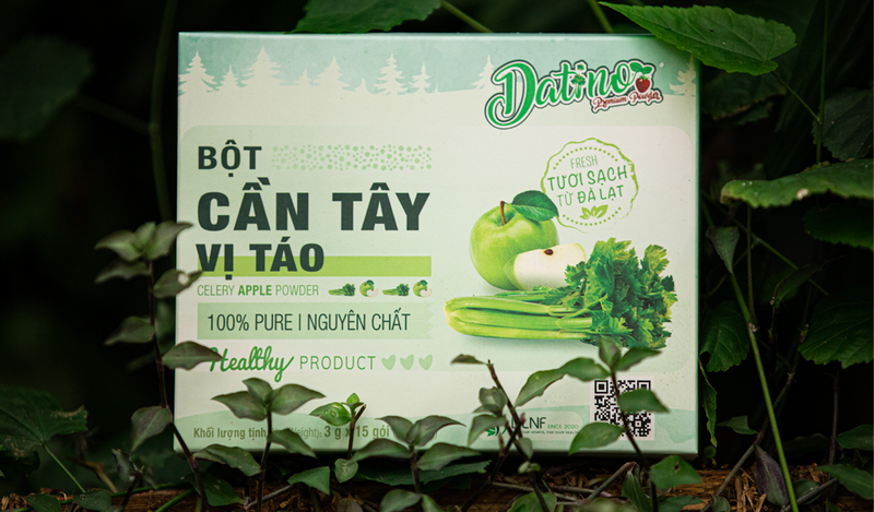 Bột cần tây vị táo Datino