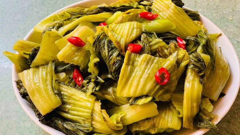 Bầu 3 tháng đầu có được ăn dưa muối không?-1