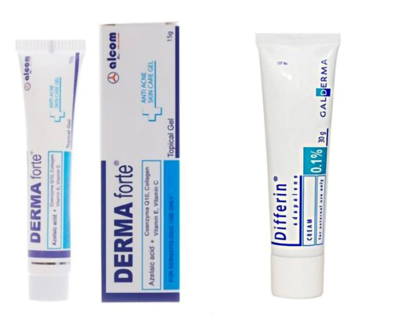 Kết hợp Derma Forte và Differin trong liệu trình chăm sóc da của mình để đẩy nhanh quá trình trị mụn