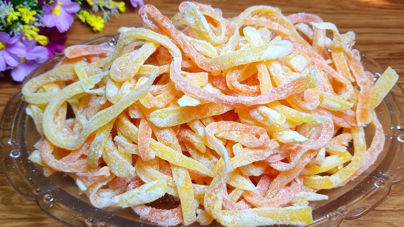 Cách làm mứt đu đủ thơm ngon tại nhà 5