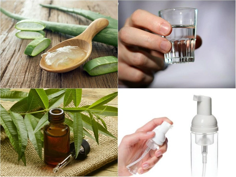 Cách làm dung dịch sát khuẩn tại nhà bằng nha đam