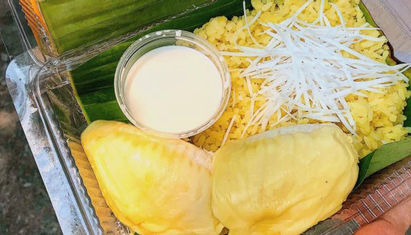 Cách làm xôi sầu riêng nước cốt dừa cực kỳ đơn giản tại nhà