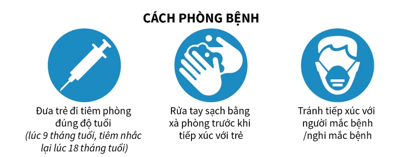 Cách phòng chống bệnh sởi hiệu quả cho bé