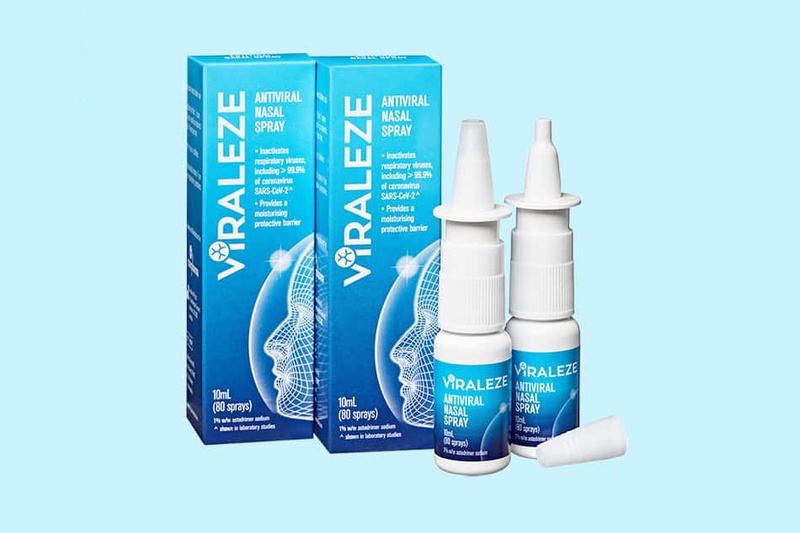 Xịt mũi kháng virus Viraleze với thành phần Natri Astodrimer được chứng minh có khả năng bất hoạt virus đường hô hấp