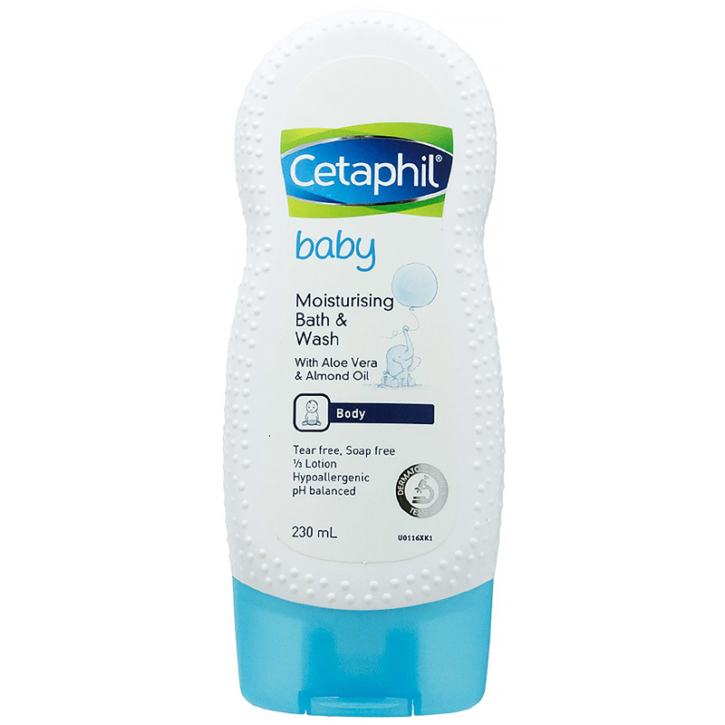 Sữa tắm Cetaphil Baby Moisturising Bath & Wash 230ml 1