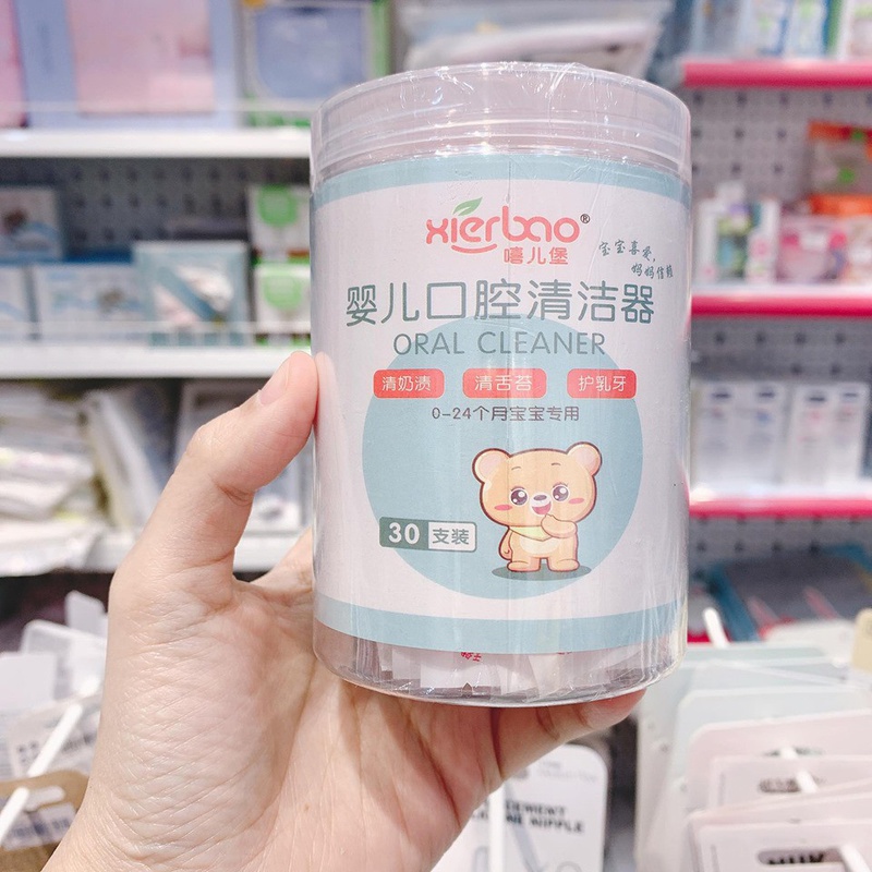 Có mấy loại dụng cụ rơ lưỡi cho trẻ sơ sinh? 2